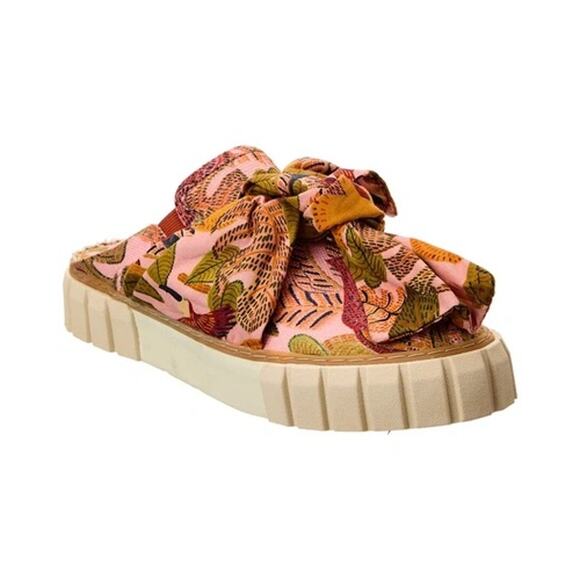 FARM RIO pink Bow Mule Sneaker size 6 - Picture 1 of 12